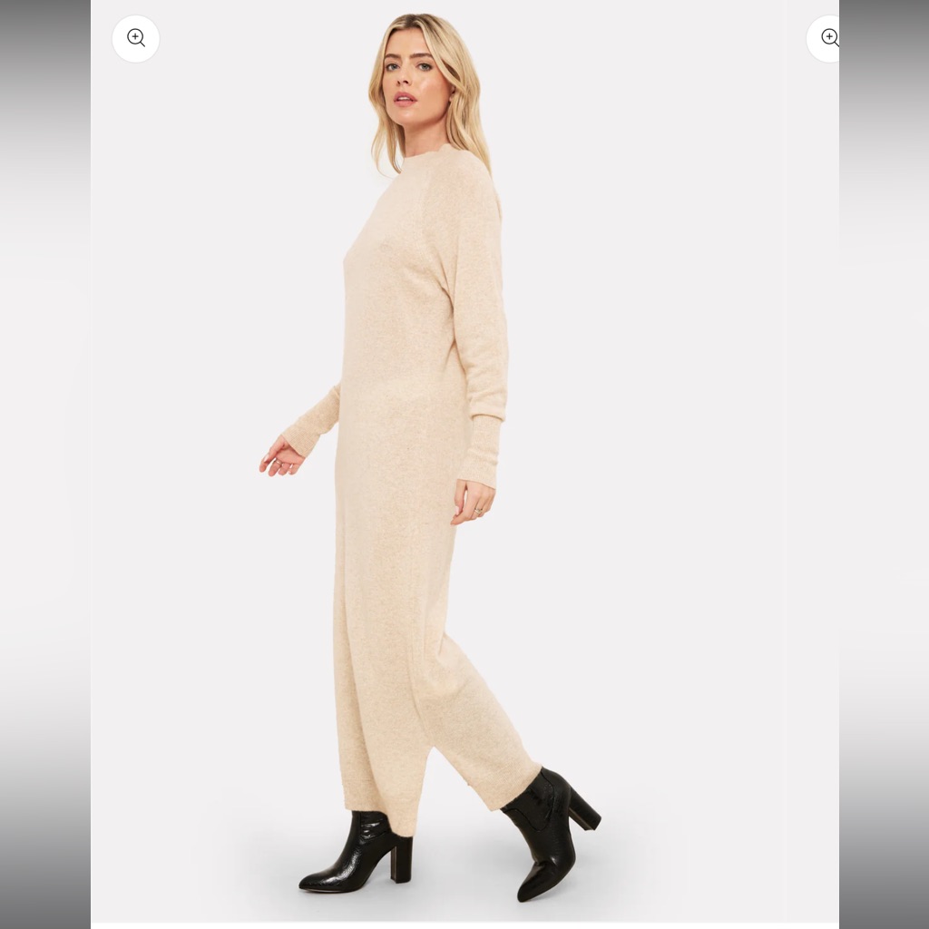 Nwt: Brodie Cashmere Evelyn Midi Dress In Size S